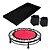 Kit Treino - Caneleira Par 3kg + Colchonete + Mini Jump - Imagem 1