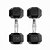 Dumbbell Sextavado Cromado - USA - Par - Pesos até 100lb - Imagem 2