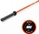 Barra Olímpica Nike Coated Premium 15kg - Eixo Laranja com Mangas Preto - Imagem 1