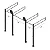 Rack VKN 022 - 60x60 - Robusto Preto - Imagem 1