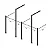 Rack VKN 023 - 60x60 - Robusto Preto - Imagem 1