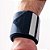 Munhequeira A7 Wrist Wraps azul com branco - par - Imagem 4