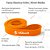 Super Band Extensor Elástico Nível Médio 32mm Vollo - Imagem 6
