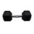 Dumbbell Sextavado Cromado Emborrachado - Peso Kilos - Vendido em Pares - Imagem 3