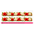Transfer Termocolante DTF Barrado 27x11cm Floral - Imagem 2