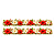 Transfer Termocolante DTF Barrado 27x11cm Floral - Imagem 1
