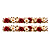 Transfer Termocolante DTF Barrado 27x11cm Floral - Imagem 1