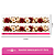 Transfer Termocolante DTF Barrado 27x11cm Floral - Imagem 3