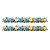 Transfer Termocolante DTF Barrado 27x11cm Floral - Imagem 1