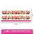Transfer Termocolante DTF Barrado 27x11cm Floral - Imagem 3