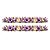 Transfer Termocolante DTF Barrado 27x11cm Floral - Imagem 1