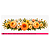 Transfer Termocolante DTF Barrado 27x11cm Floral - Imagem 2