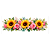Transfer Termocolante DTF Barrado 27x11cm Floral - Imagem 1