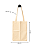 Ecobag Sacolas Ecológicas 20x25 cm (LxA) Ecobag 100% Algodão Cru Lisa - Imagem 1