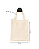 MIni Ecobag Sacolas Ecológicas  13x18 cm (LxA) Ecobag 100% Algodão Cru Lisa - Imagem 1