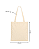 Ecobag Sacolas Ecológicas 27x32 cm (LxA) Ecobag 100% Algodão Cru Lisa - Imagem 1