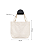 Mini Ecobag Sacolas Ecológicas 14x10x4 cm (LxAxP) 100% Algodão Cru Lisa - Imagem 1