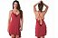 Camisola Vermelha Guipir e Robe Luxo Aimê Lingerie - Imagem 2