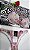 Conjunto estampado rosa com sutia push up - Imagem 4