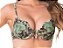 Conjunto acetinado em estampa esmeralda aime lingerie - Imagem 1
