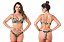 Conjunto acetinado em estampa esmeralda aime lingerie - Imagem 4