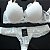 Conjunto em tecido plissê com renda e alças douradas ouro e detalhes em strass  aimê lingerie - Imagem 4