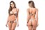 Conjunto oncinha e alça em renda marrom aime lingerie - Imagem 4