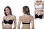 Sutiã meia taça com detalhe em cetim e alças removíveis Aimê Lingerie - Imagem 1