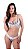 Conjunto estampa onix animal print com detalhes em renda aime lingerie - Imagem 1