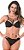 Conjunto em renda italiana modelo gladiador aimê lingerie - Imagem 6