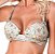 Conjunto acetinado estampa exclusiva floral aime lingerie - Imagem 1