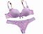 Conjunto Ametista Renda Francesa Pedraria -aimê lingerie - Imagem 1