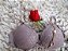 Conjunto Ametista em renda francesa com alça em pedraria - duas pedras -aimê lingerie - Imagem 2