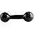 Halteres 2Kg Emborrachado Preto - Unid. - Imagem 2