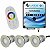 Kit Iluminação Piscina 3 Refletores 12w Led + Controle Touch - Imagem 1