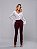 Calça  Reta Bordô  Sarja com Elastano - Loopper K32268195 - Imagem 1