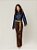 Calça Bootcut Marrom Sarja com Elastano - BlackJeans - 25114 - Imagem 4