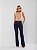 Calça Flare Jeans com Elastano - Loopper K32301113 - Imagem 1