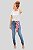 Calça Cigarrete Puídos Jeans com Elastano - UNIONBAY - U2332802114 - Imagem 1