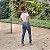 Calça Cigarrete Puídos Jeans com Elastano - UNIONBAY - U2332802114 - Imagem 2