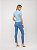 Calça Capri Tornozelo Jeans Claro com Elastano- Loopper - K32348107 - Imagem 3