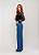 Calça Wideleg Cargo Jeans Médio - Black Jeans - 25466 - Imagem 2