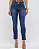 Calça Capri Tornozelo Jeans Escuro com Elastano - UNIONBAY - U25413123 - Imagem 3