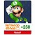 Gift Card Nintendo eShop Brasil R$250 Reais - Imagem 1