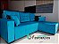 Sofa com chaise e almofadas (encosto) móveis. Produzimos sob medida. Varias Opções de tecidos e cores. Modelo LV61CH . Lv Estofados - Imagem 2