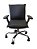 Cadeira para escritório com braço regulavel, base cromada rodízios anti-risco e regulagem de altura . Modelo LV150BECBR. Lv Estofados - Imagem 4