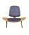 Poltrona Em madeira com assento e encosto estofado (várias Opções de tecidos e cores). Modelo Lv102. - Imagem 5