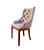 Cadeira para sala de jantar com encosto capitone e base em madeira maciça. Modelo LV114BM . Lv Estofados - Imagem 1