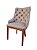 Cadeira para sala de jantar com encosto capitone e base em madeira maciça. Modelo LV114BM . Lv Estofados - Imagem 2