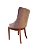 Cadeira para sala de jantar com encosto capitone e base em madeira maciça. Modelo LV114BM . Lv Estofados - Imagem 3